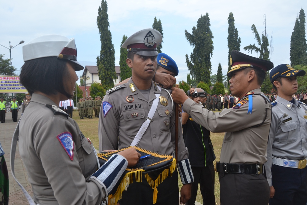 Amankan Lebaran, Polres Purbalingga Gelar Pasukan Operasi Ketupat Candi 2015.