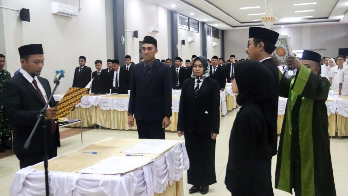 Resmi Dilantik, Anggota Panitia Pemilihan Kecamatan Pemilihan Umum Siap Sukseskan Pemilu 2024